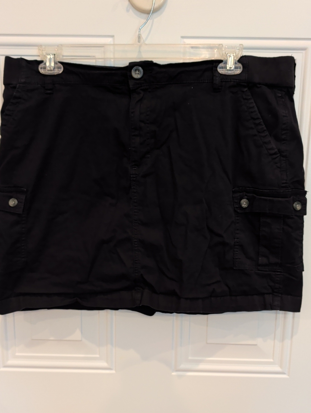Lee Woen's Black Cargo Skirt
